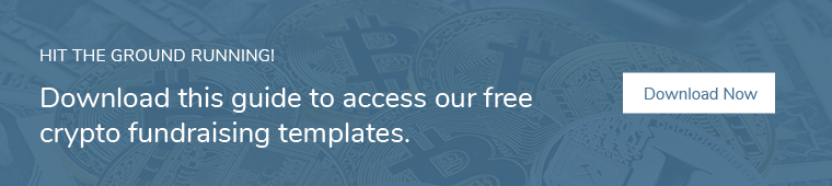 Download our cryptocurrency fundraising guide to access free templates for promoting crypto to donors.