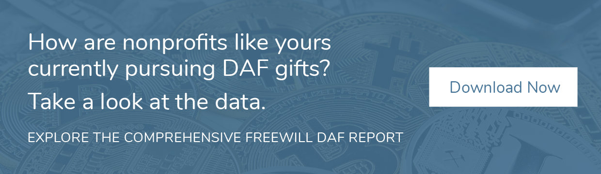 Download the FreeWill DAF report to learn more about the trends and strategies driving this form of giving.