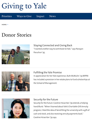 Use donor stories and other stewardship strategies to keep donors engaged once you’ve created a planned giving program.